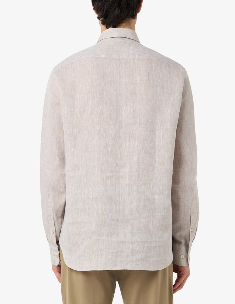 120% Lino Linen long sleeve shirt - picture 3