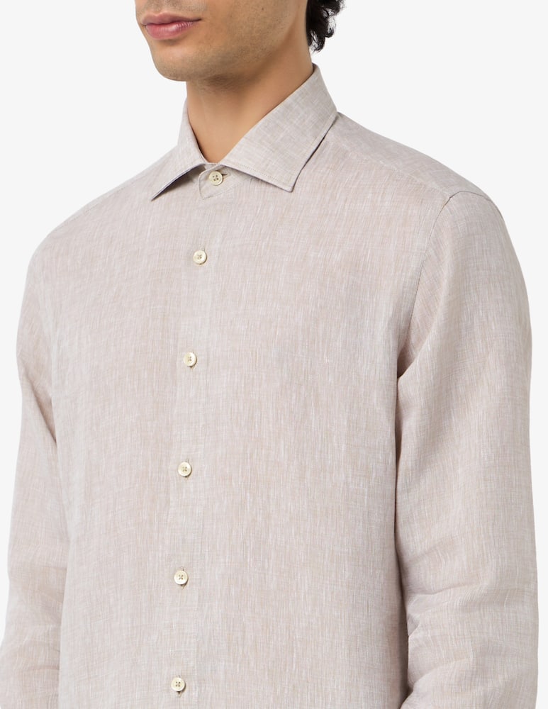 120% Lino Linen long sleeve shirt - picture 4