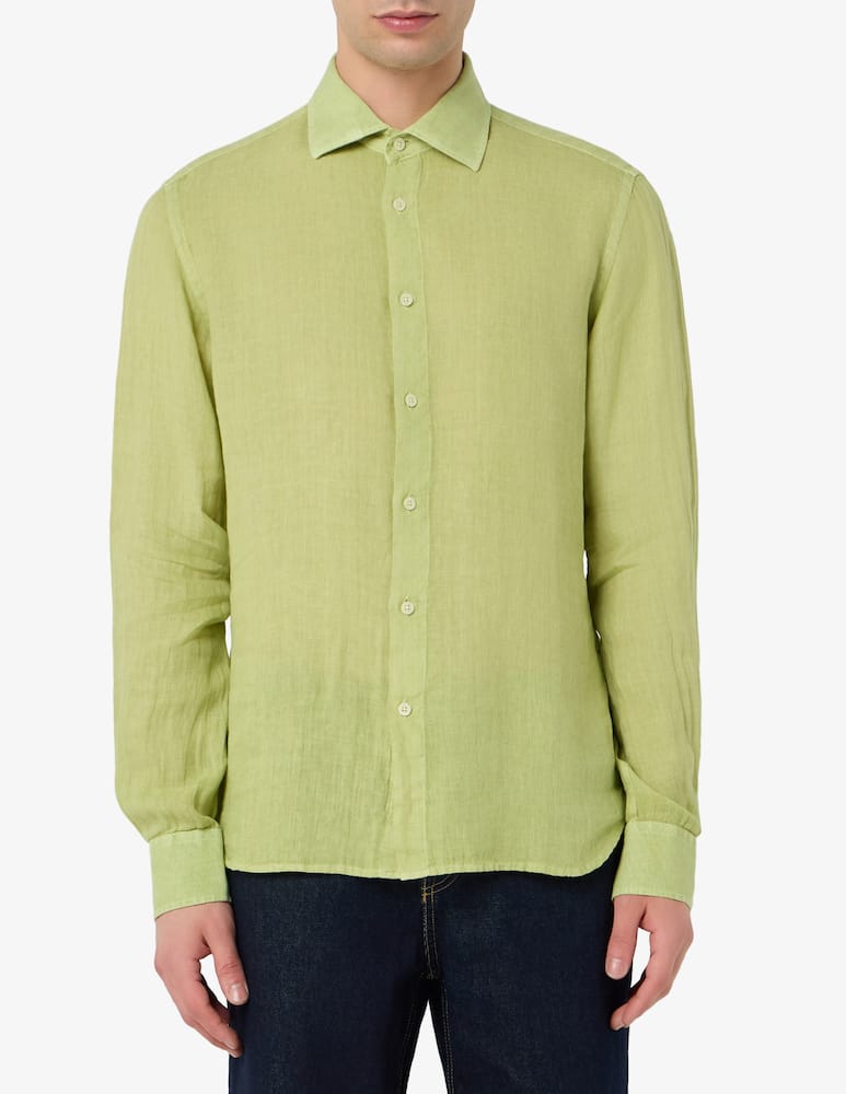 rinascente 120% Lino Linen long sleeve shirt
