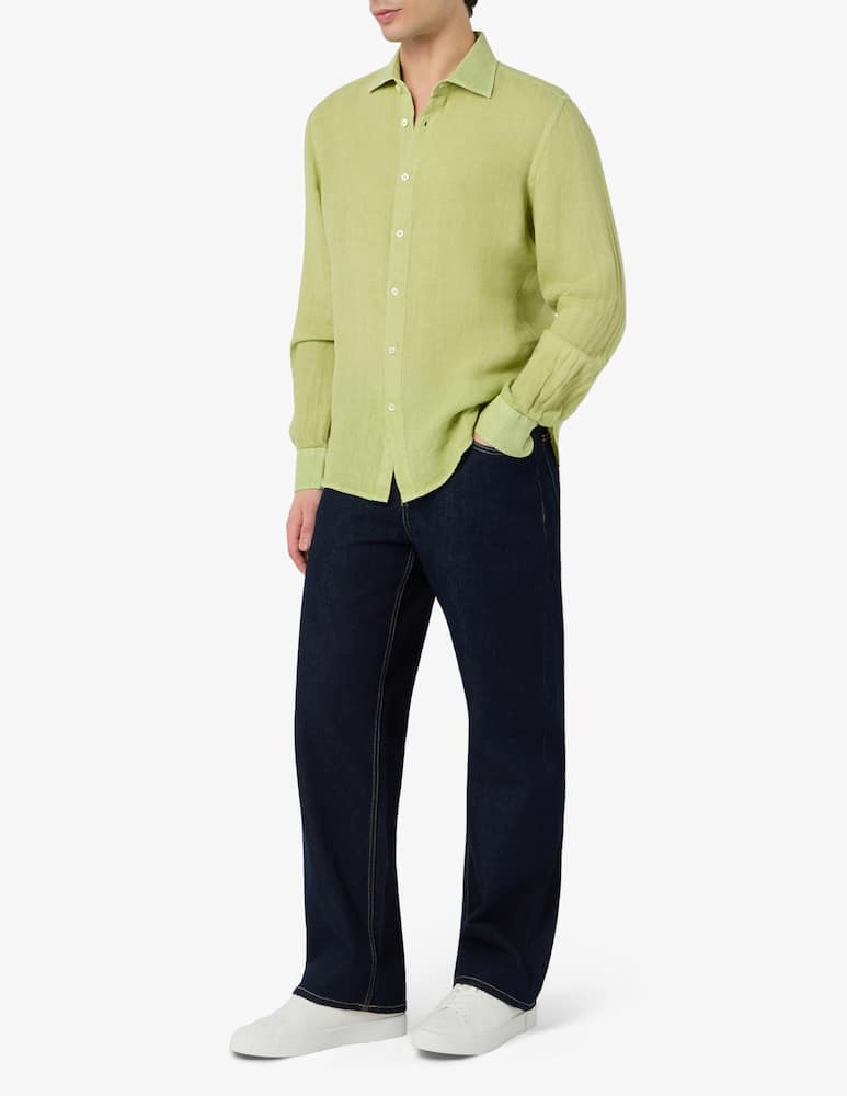 rinascente 120% Lino Linen long sleeve shirt