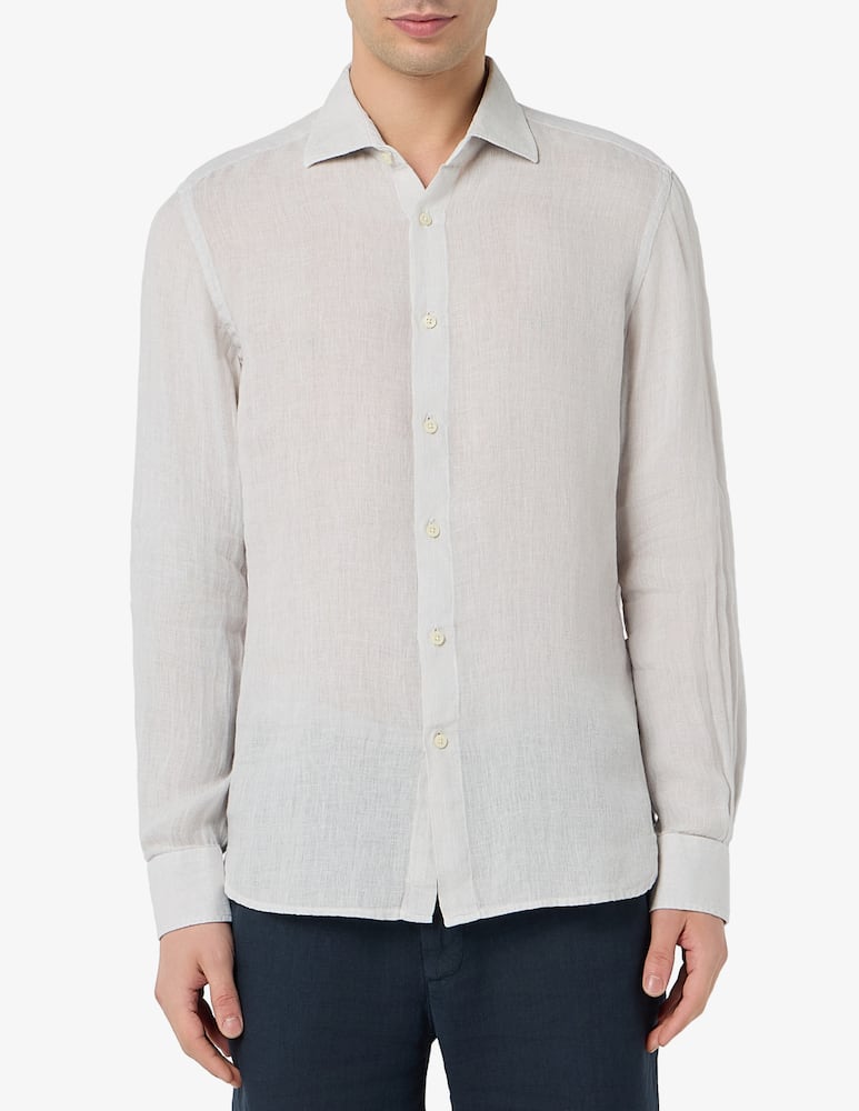 rinascente 120% Lino Linen long sleeve shirt
