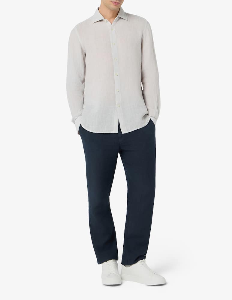 rinascente 120% Lino Linen long sleeve shirt