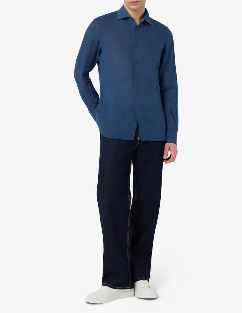 rinascente 120% Lino Linen long sleeve shirt