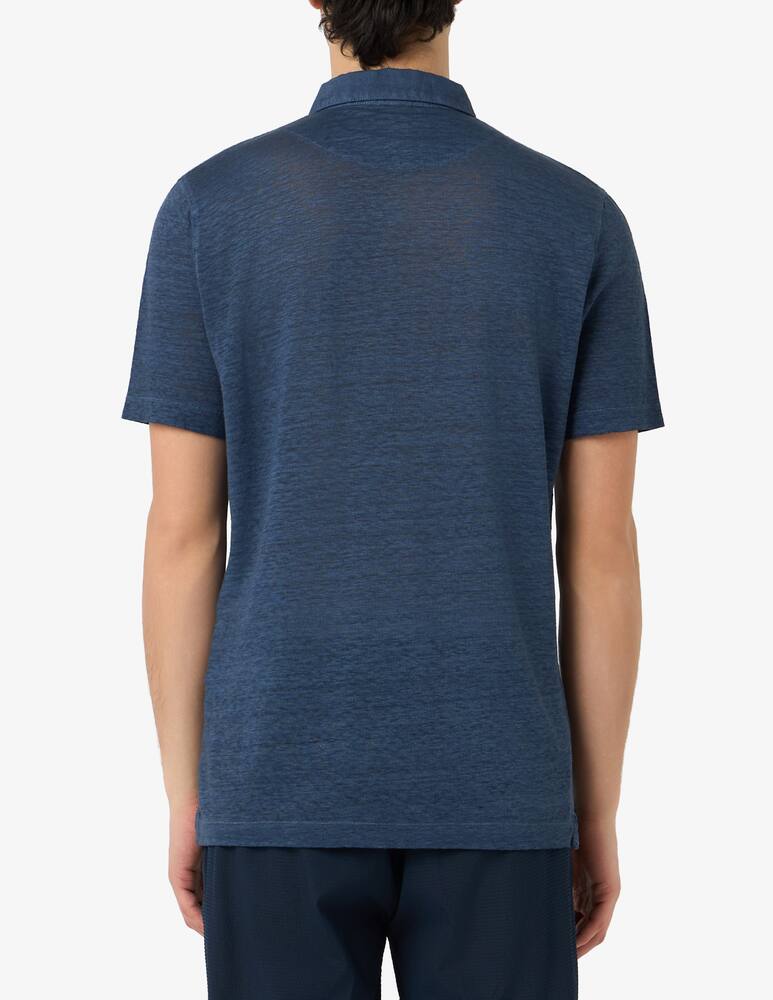 rinascente 120% Lino Jersey fade polo shirt