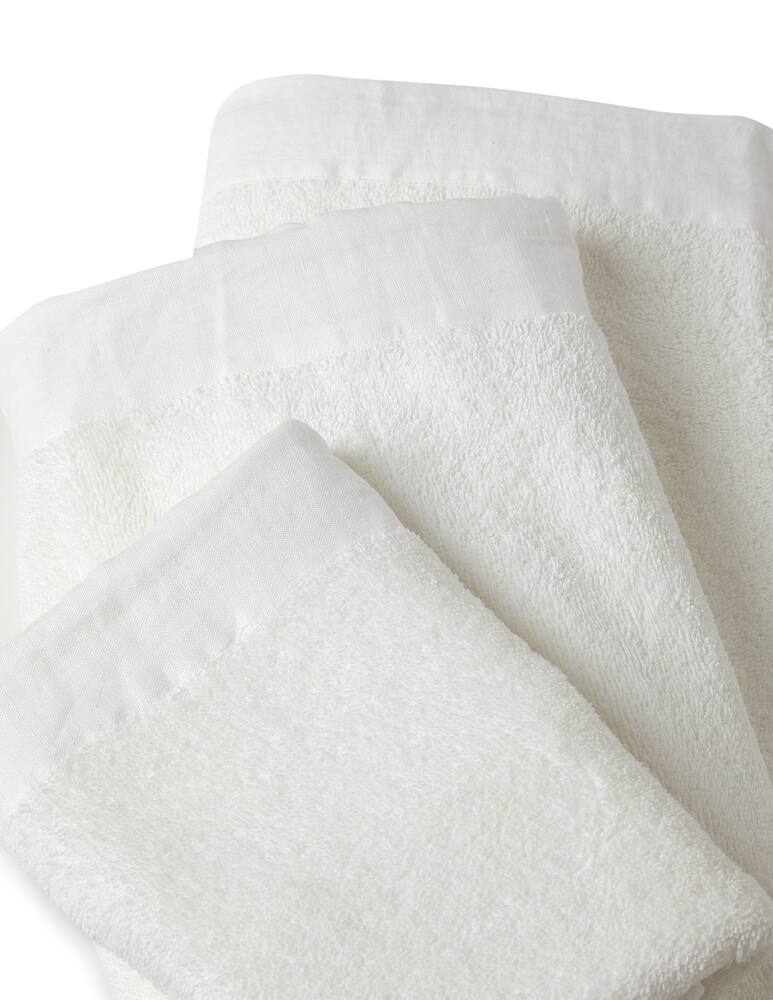 rinascente Rivolta Carmignani Kanapa Set Ospite e Asciugamano - bianco