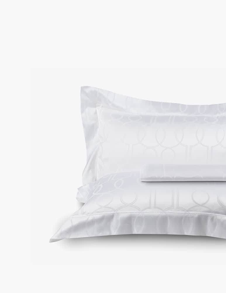 Rivolta Carmignani Parure lenzuolo Shangri-La jacquard - immagine 1 Rivolta Carmignani Parure lenzuolo Shangri-La jacquard - immagine 1