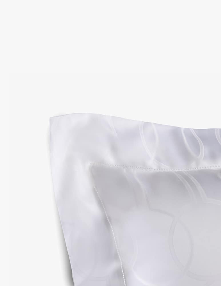 rinascente Rivolta Carmignani Shangri-La Jacquard Parure Lenzuolo - Bianco