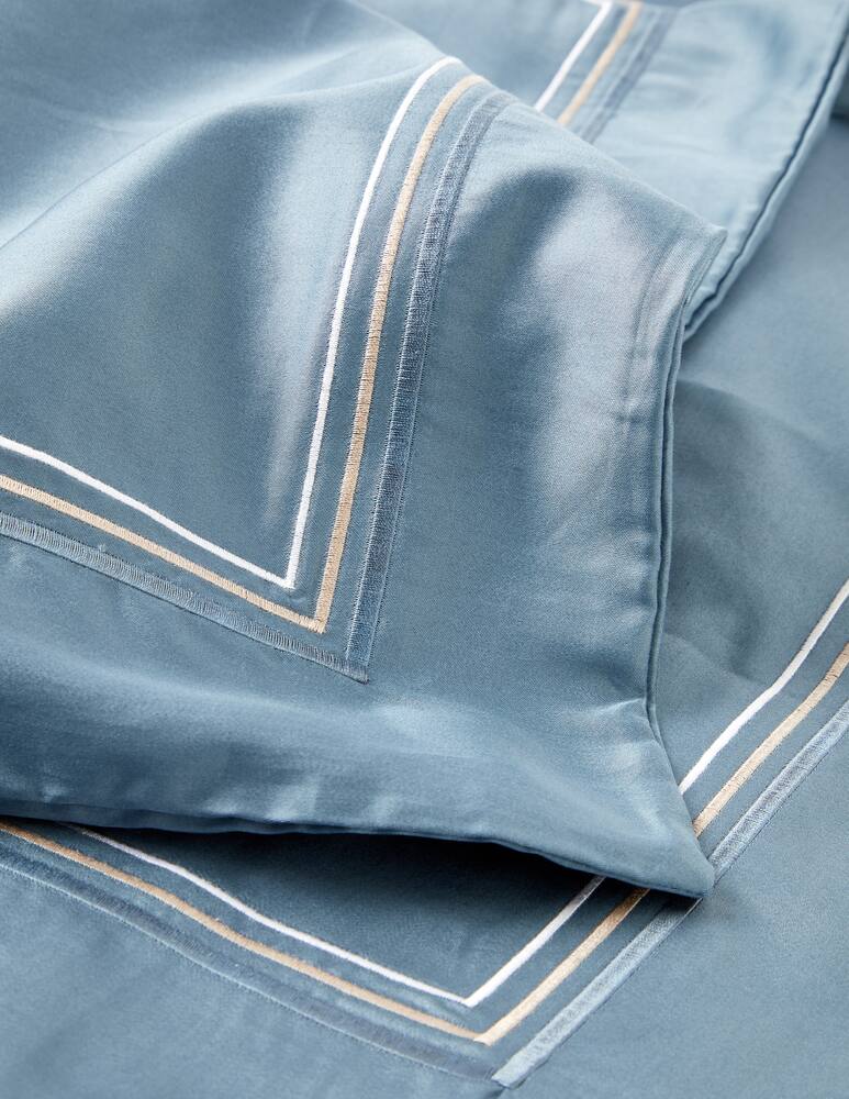 rinascente Rivolta Carmignani Icon Parure Copripiumino Matrimoniale - blu