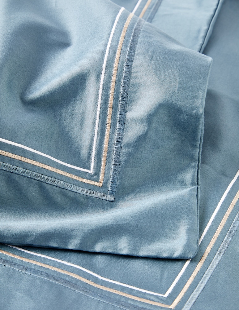 rinascente Rivolta Carmignani Icon Parure Lenzuola Matrimoniale - blu