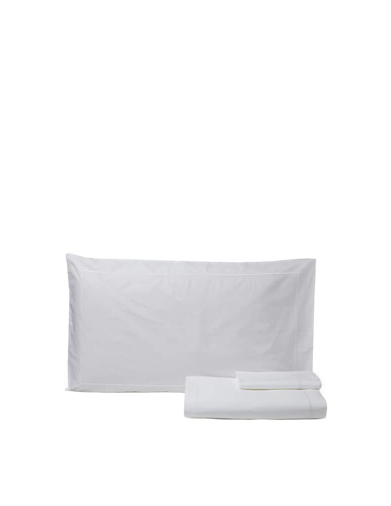rinascente Rivolta Carmignani Percale Sheet Set With Double Piping
