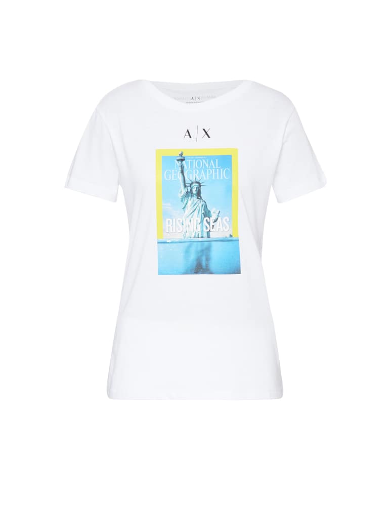 rinascente Armani Exchange National geofraphic printed t-shirt