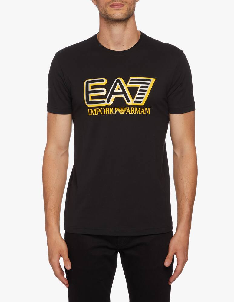 EA7 T-shirt con maxi logo a contrasto - immagine 4 EA7 T-shirt con maxi logo a contrasto - immagine 4