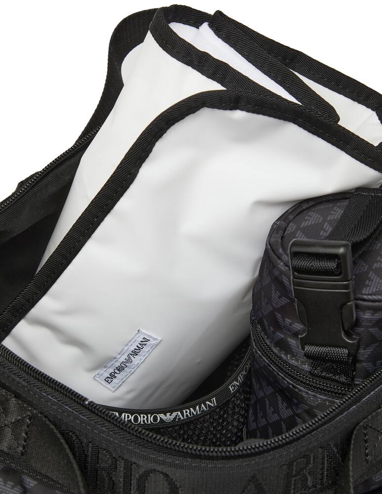 rinascente Emporio Armani Set borsa mamma in nylon
