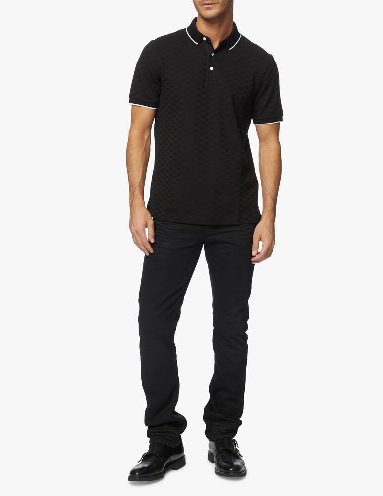 rinascente Emporio Armani Jacquard eagle polo