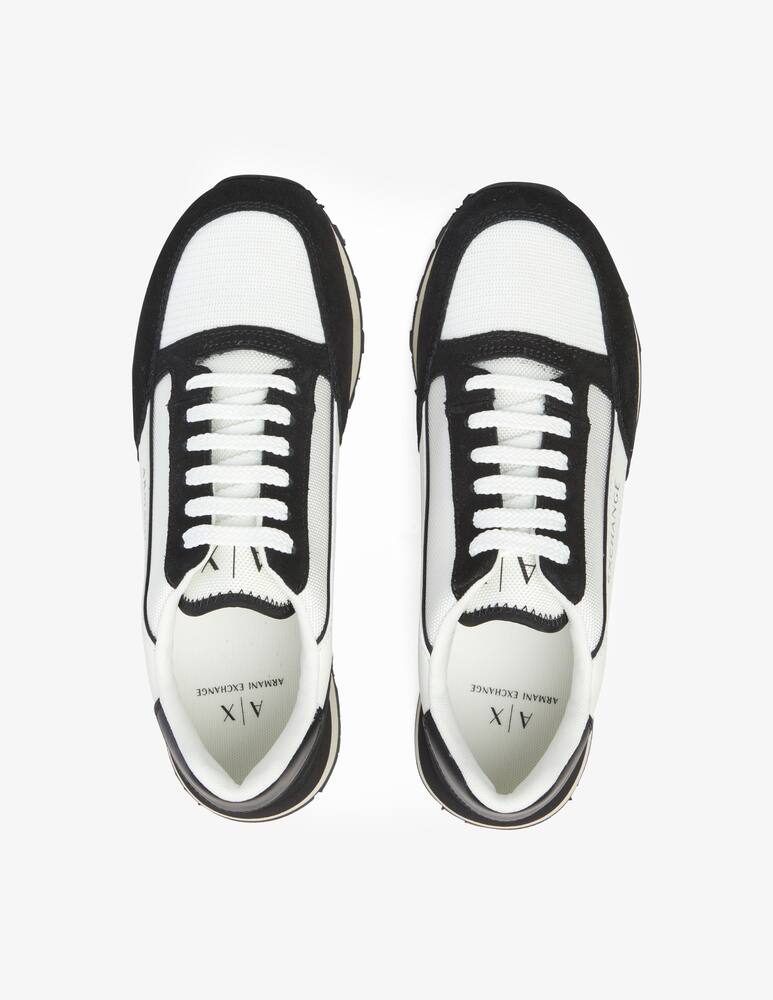 rinascente Armani Exchange Sneakers running logo - black
