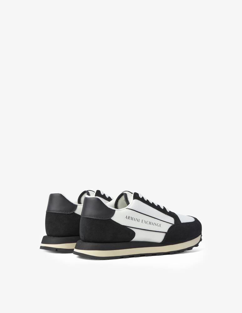 rinascente Armani Exchange Sneakers running logo - black