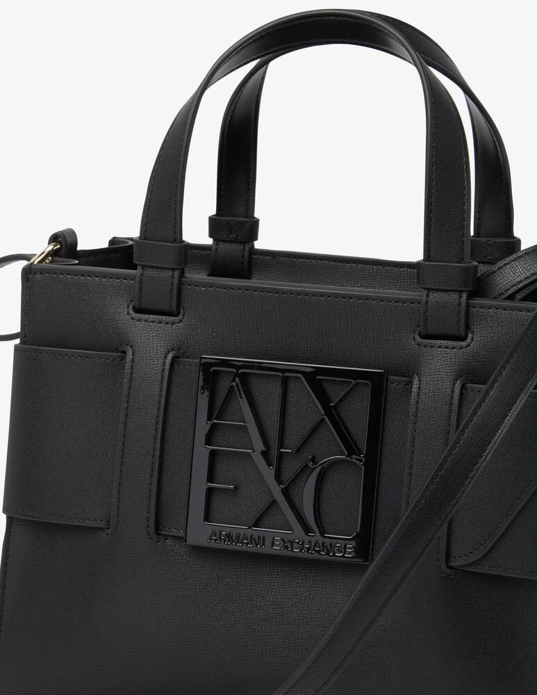 rinascente Armani Exchange Borsa M shopper buckle logo