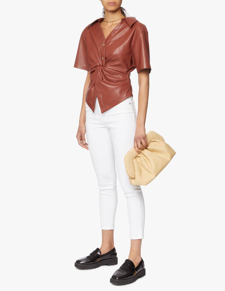 rinascente THEMOIRè Raffia Bios clutch