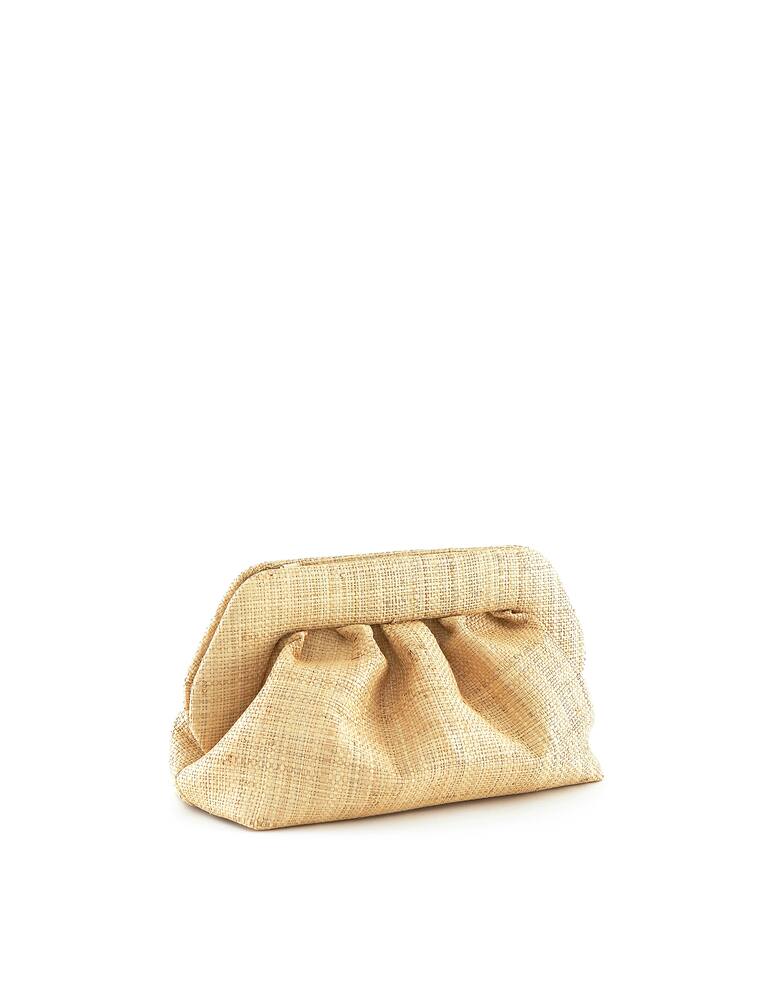 rinascente THEMOIRè Raffia Bios clutch