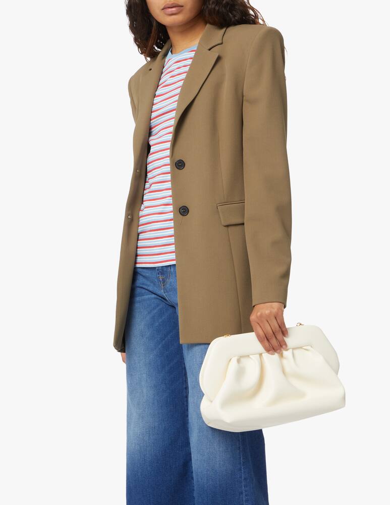 rinascente THEMOIRè Bios Classic clutch - white