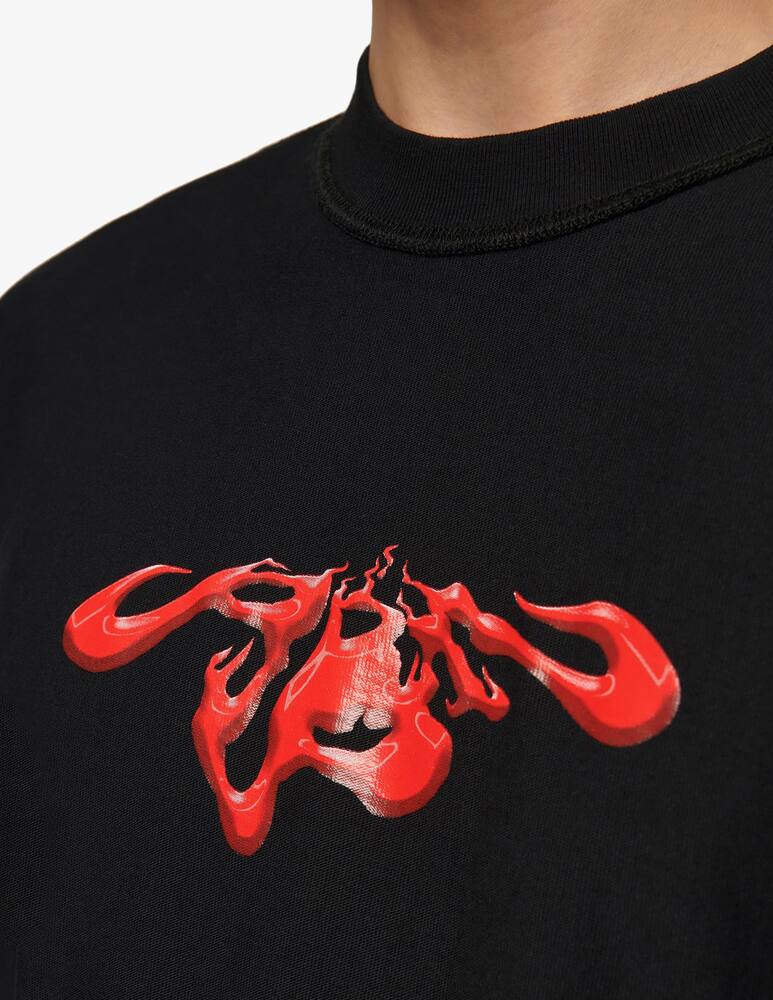 rinascente A Better Mistake Maglietta girocollo reversed flame