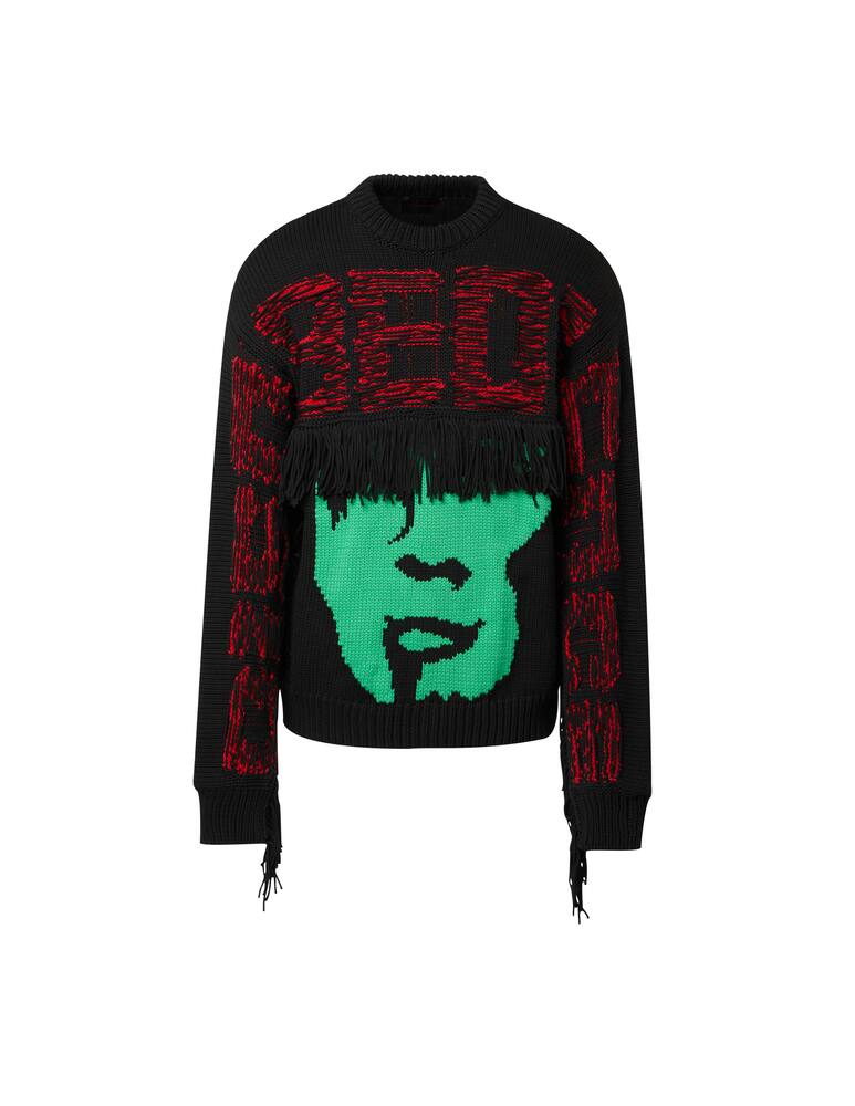 rinascente A Better Mistake Maglione girocollo con frange disobedience