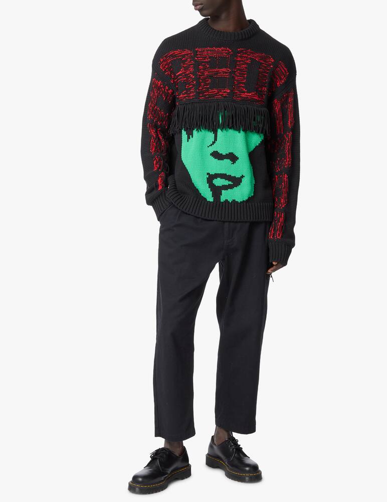 rinascente A Better Mistake Maglione girocollo con frange disobedience