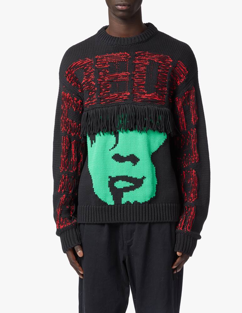 rinascente A Better Mistake Maglione girocollo con frange disobedience