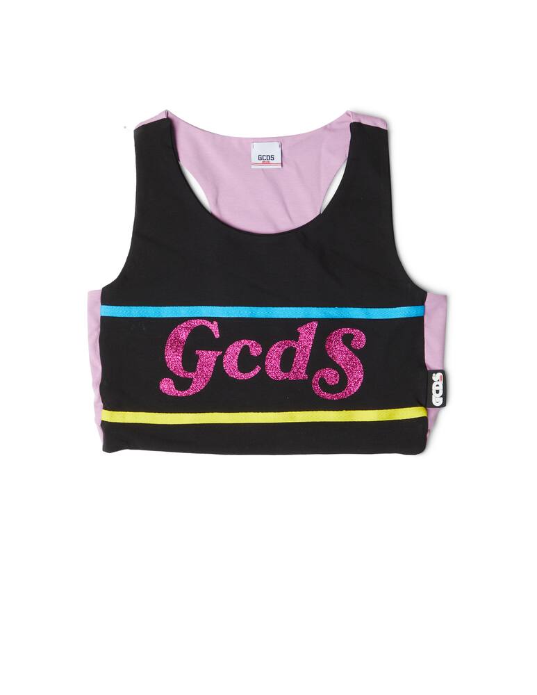 rinascente GCDS Jersey stretch tank top cropped