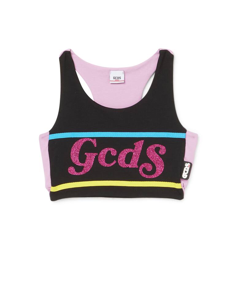 rinascente GCDS Jersey stretch tank top cropped