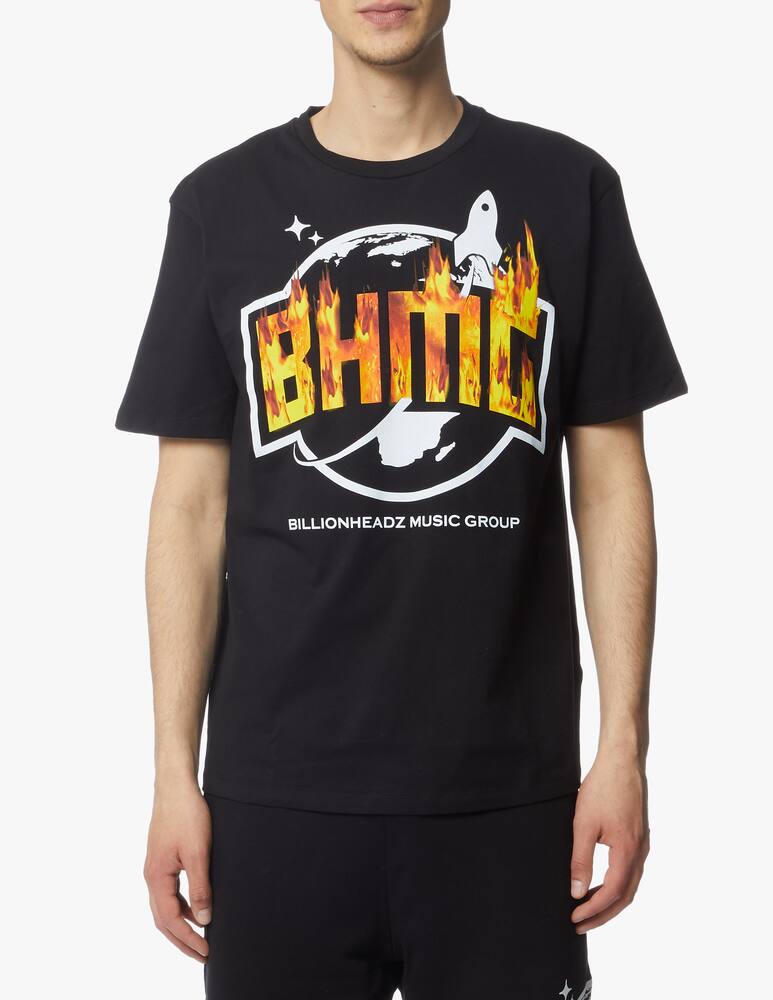 rinascente BHMG T-shirt con logo fiamma