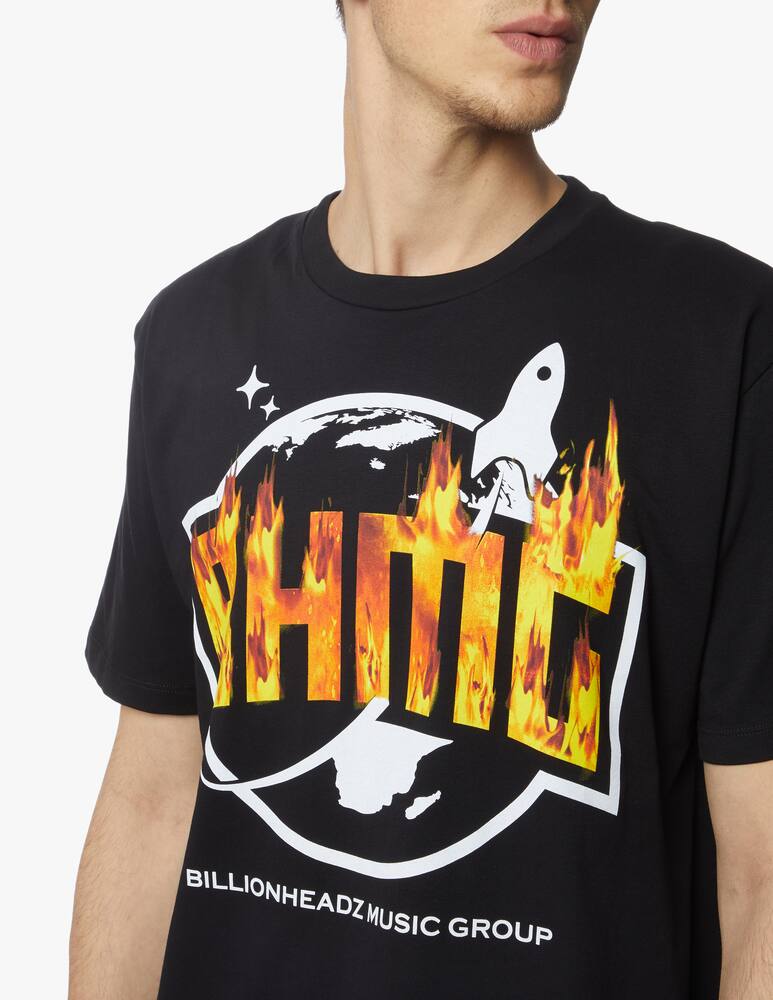 rinascente BHMG T-shirt con logo fiamma