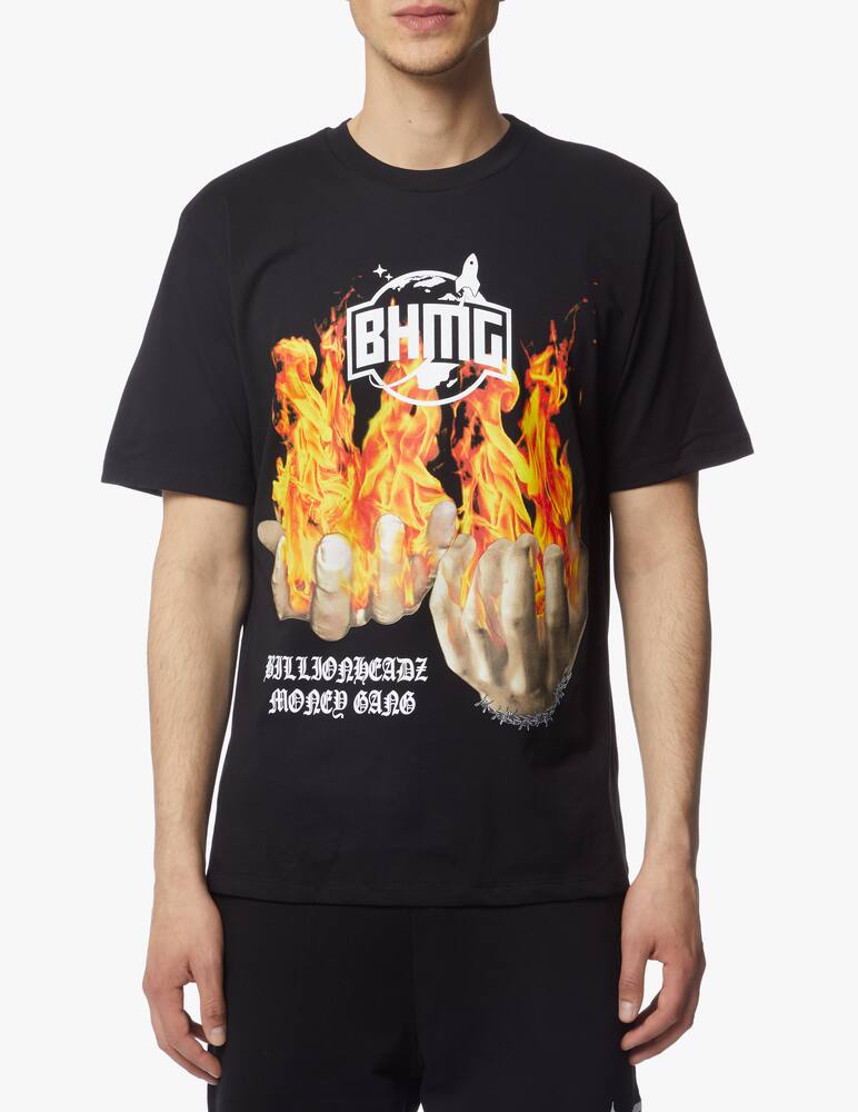 rinascente BHMG T-shirt mani fuoco