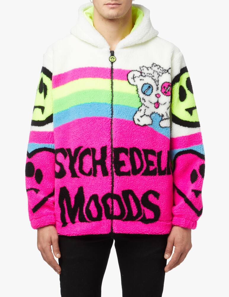 rinascente Barrow Giacca con zip in eco pelliccia rainbow