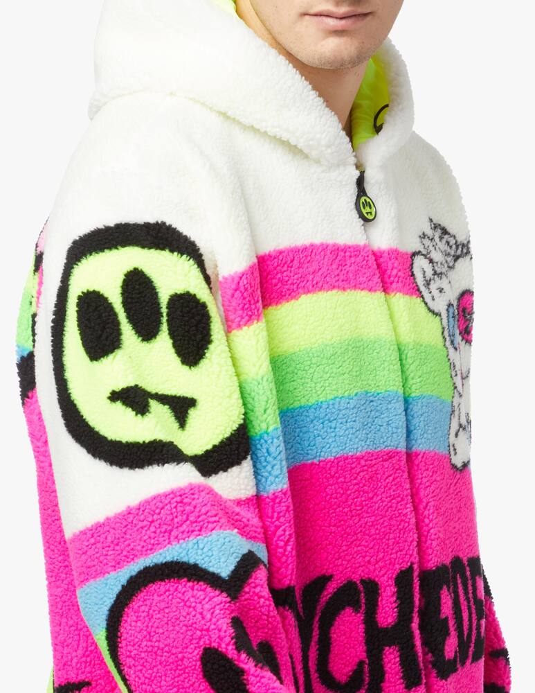 rinascente Barrow Giacca con zip in eco pelliccia rainbow