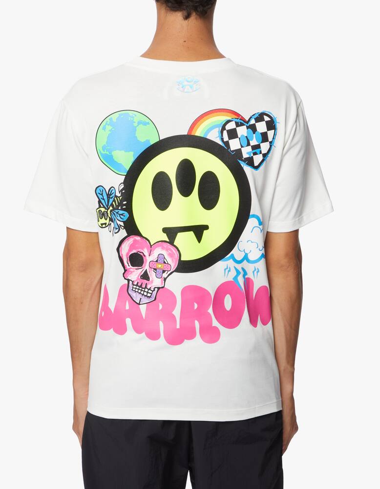 Barrow Rainbow back smile t-shirt  - picture 3