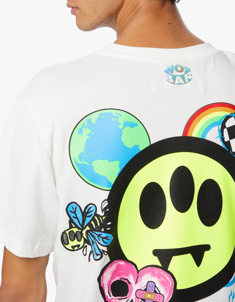 rinascente Barrow Rainbow back smile t-shirt 