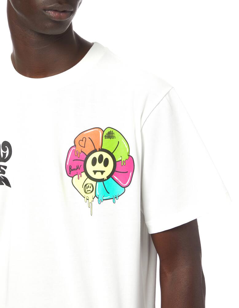 rinascente Barrow Maglietta girocollo smile fiore logo
