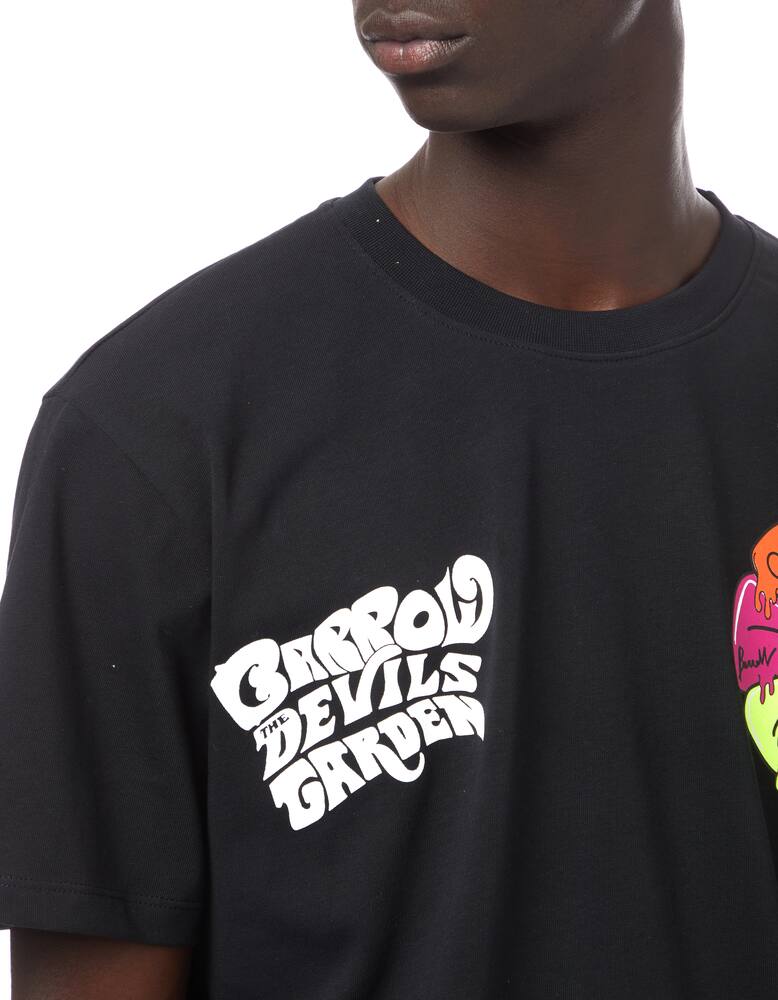 rinascente Barrow Flower smile logo t-shirt 