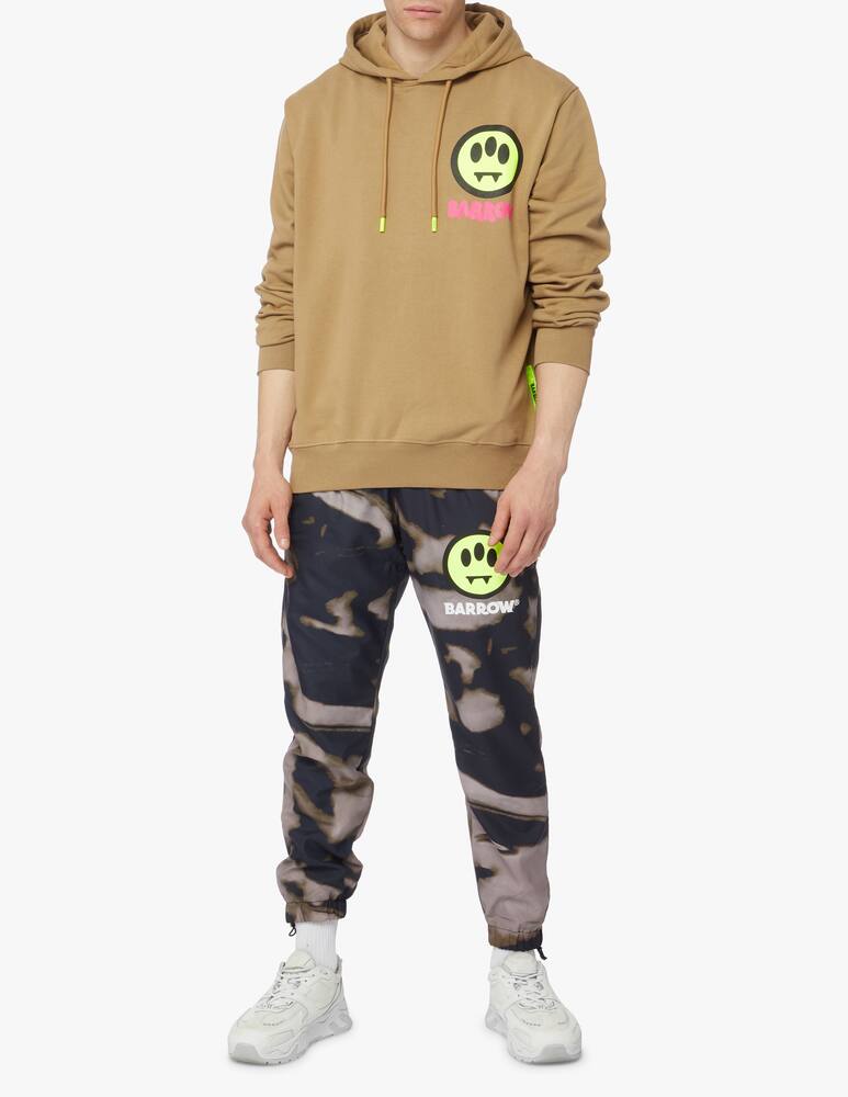 rinascente Barrow Felpa con cappuccio stampa retro