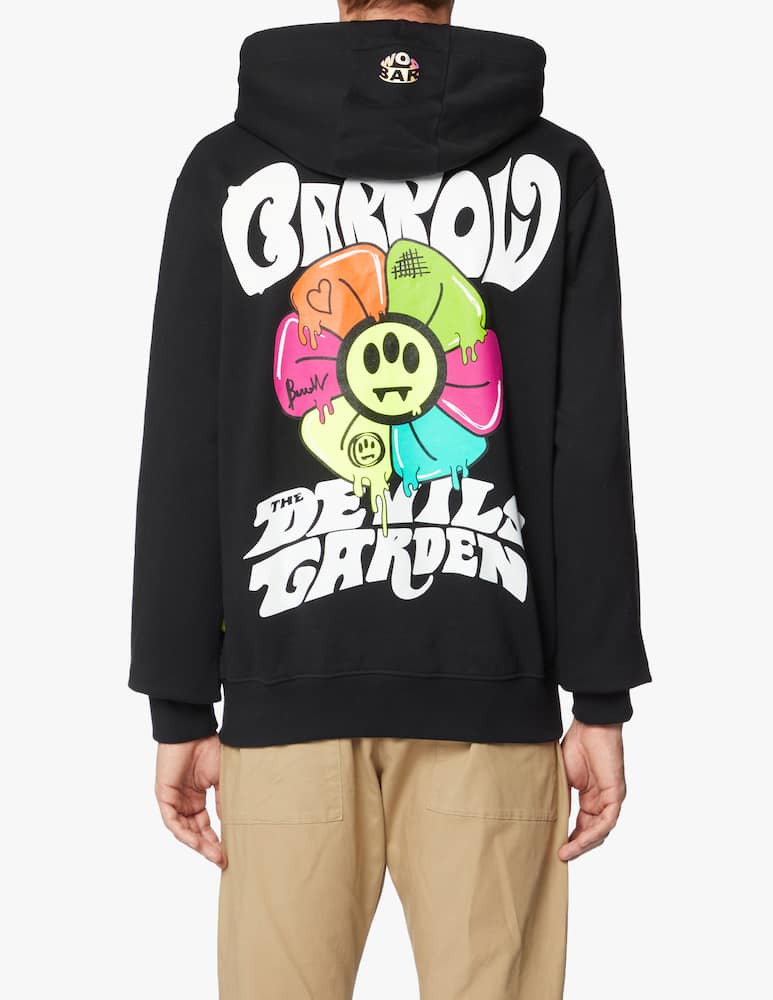 rinascente Barrow Felpa con cappuccio smile fiore