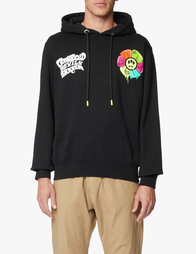 rinascente Barrow Felpa con cappuccio smile fiore