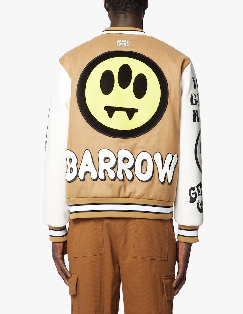 rinascente Barrow College jacket back smile