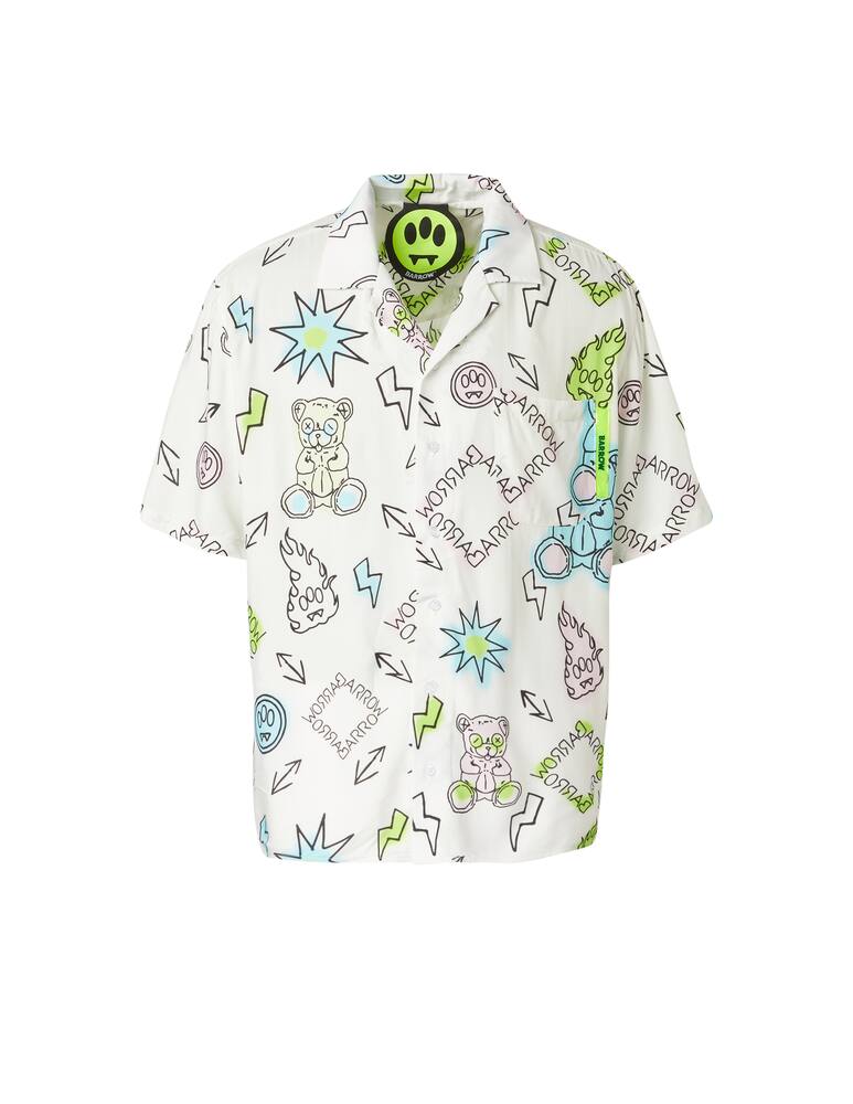 rinascente Barrow Print short sleeve shirt - multi