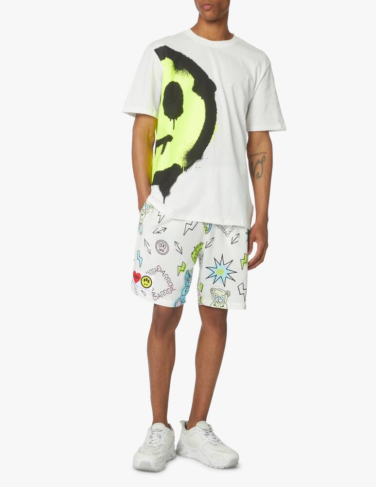 rinascente Barrow Maglietta maxi smile - bianco