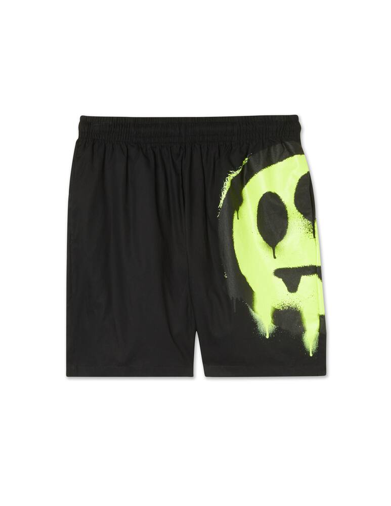 rinascente Barrow Bermuda in popeline maxi smile - nero