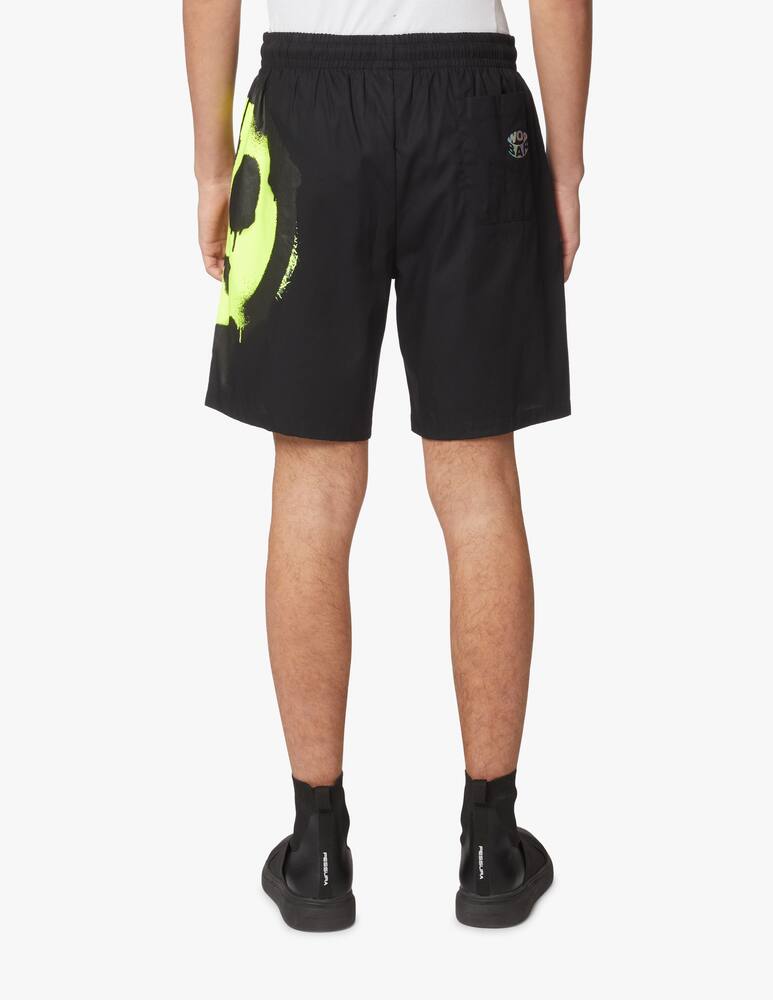 rinascente Barrow Bermuda in popeline maxi smile - nero