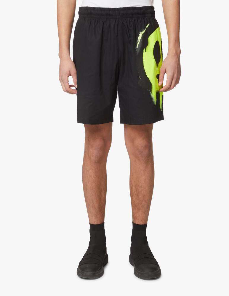 rinascente Barrow Bermuda in popeline maxi smile - nero