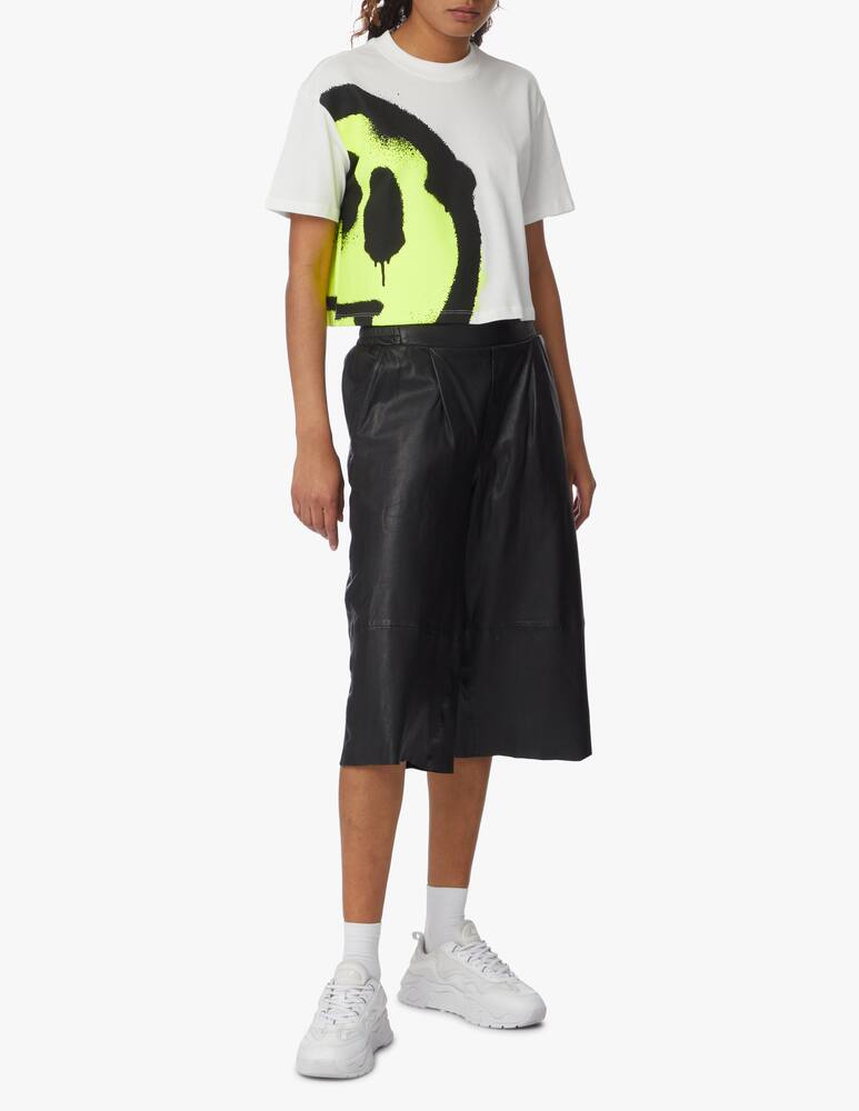 rinascente Barrow Cotton cropped t-shirt - white