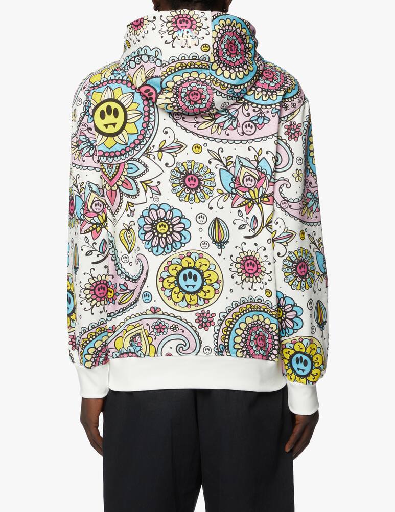 rinascente Barrow Bandana print hoodie - white